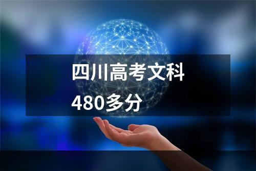 四川高考文科480多分