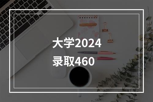 大学2024录取460