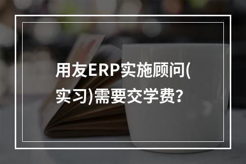 用友ERP实施顾问(实习)需要交学费？