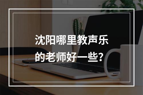 沈阳哪里教声乐的老师好一些？