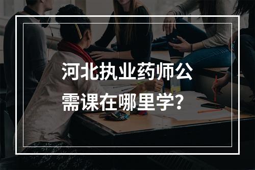 河北执业药师公需课在哪里学？