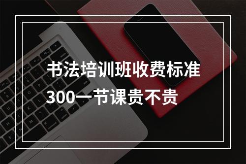 书法培训班收费标准300一节课贵不贵