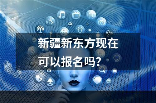 新疆新东方现在可以报名吗？