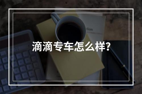 滴滴专车怎么样？