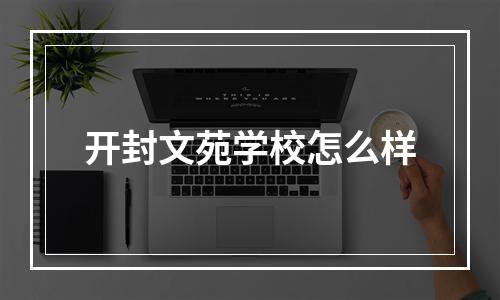 开封文苑学校怎么样