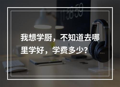 我想学厨，不知道去哪里学好，学费多少？