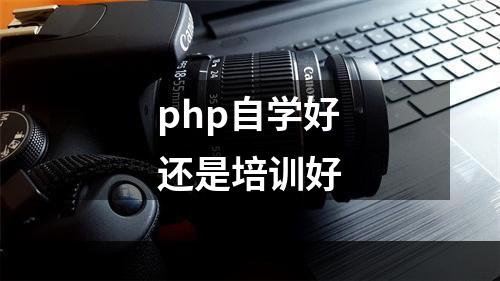 php自学好还是培训好