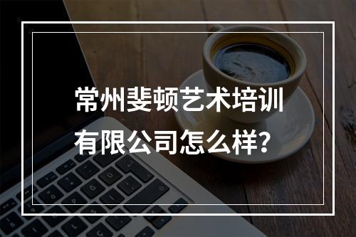 常州斐顿艺术培训有限公司怎么样？