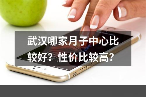 武汉哪家月子中心比较好？性价比较高？