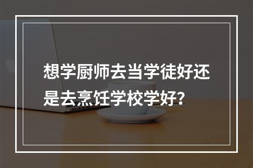 想学厨师去当学徒好还是去烹饪学校学好？