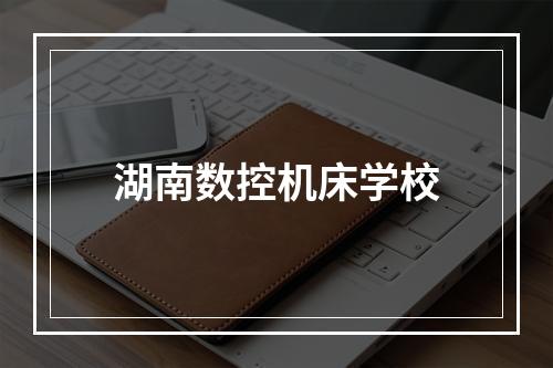 湖南数控机床学校