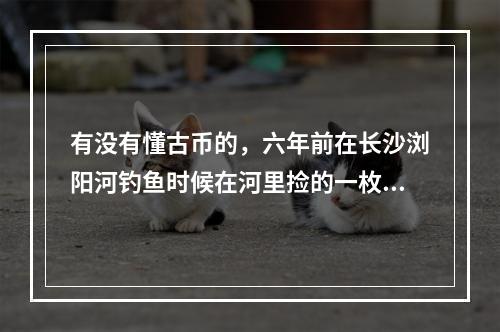 有没有懂古币的，六年前在长沙浏阳河钓鱼时候在河里捡的一枚光绪元宝，可惜腐蚀部分了，懂的留下