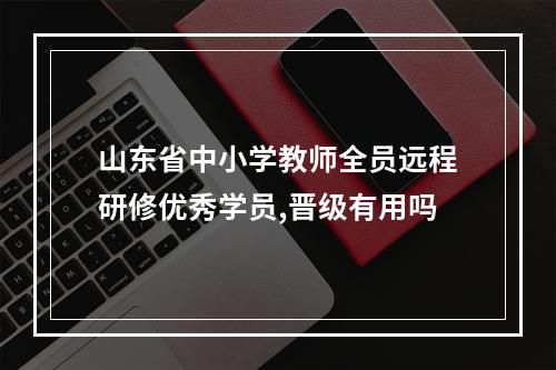 山东省中小学教师全员远程研修优秀学员,晋级有用吗