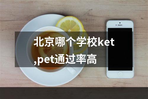 北京哪个学校ket,pet通过率高