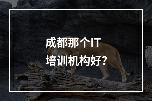 成都那个IT培训机构好？