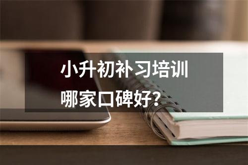 小升初补习培训哪家口碑好？