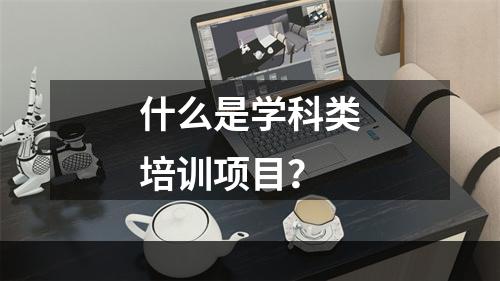 什么是学科类培训项目？