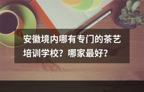 安徽境内哪有专门的茶艺培训学校？哪家最好？