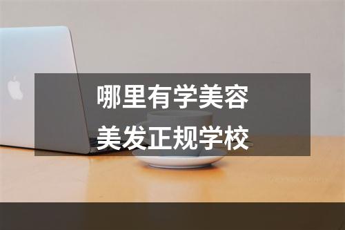 哪里有学美容美发正规学校