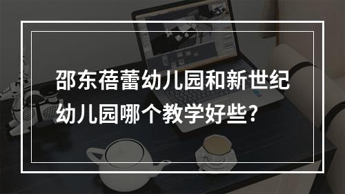 邵东蓓蕾幼儿园和新世纪幼儿园哪个教学好些?