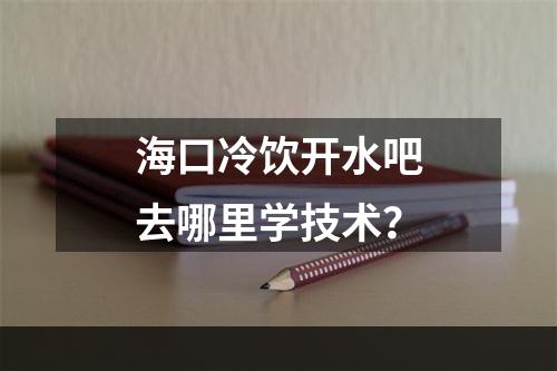 海口冷饮开水吧去哪里学技术？